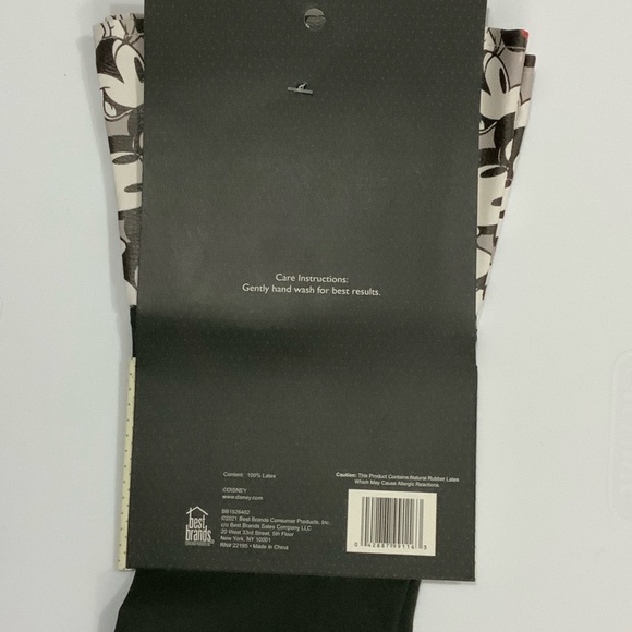 Disney Minnie Mouse Cleaning Multi Purpose Latex Gloves Black One Size Unisex - Picture 5 of 6